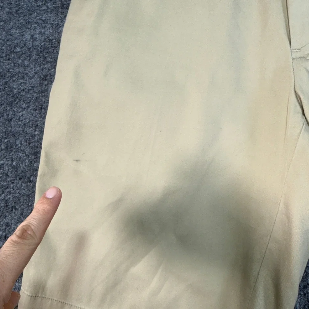 Polo Ralph Lauren Chino Shorts Mens 33 Tan Khaki Embroidered Pony Logo Twill